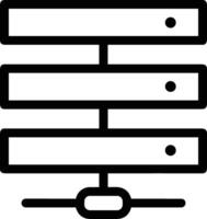 Storage data icon symbol image for database illustration vector