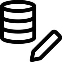 Storage data icon symbol image for database illustration vector