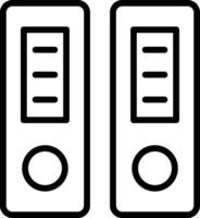 Storage data icon symbol image for database illustration vector