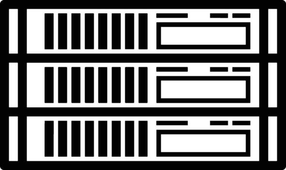 Storage data icon symbol image for database illustration vector