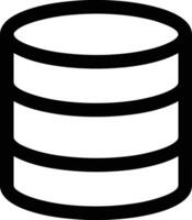 Storage data icon symbol image for database illustration vector