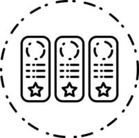 Storage data icon symbol image for database illustration vector