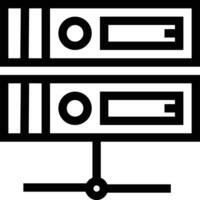 Storage data icon symbol image for database illustration vector