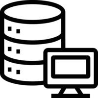 Storage data icon symbol image for database illustration vector