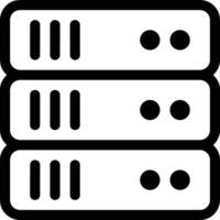 Storage data icon symbol image for database illustration vector