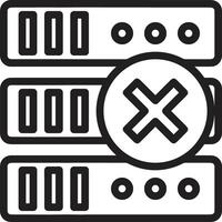 Storage data icon symbol image for database illustration vector