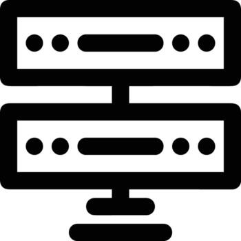 Storage data icon symbol image for database illustration vector