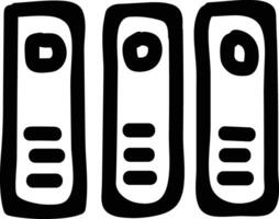 Storage data icon symbol image for database illustration vector