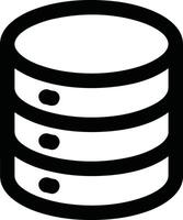 Storage data icon symbol image for database illustration vector