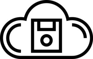 Storage data icon symbol image for database illustration vector