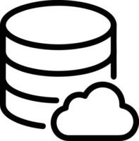 Storage data icon symbol image for database illustration vector
