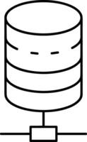 Storage data icon symbol image for database illustration vector