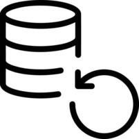 Storage data icon symbol image for database illustration vector