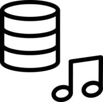 Storage data icon symbol image for database illustration vector