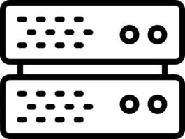 Storage data icon symbol image for database illustration vector