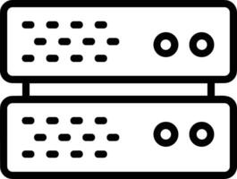 almacenamiento datos icono símbolo imagen para base de datos ilustración vector