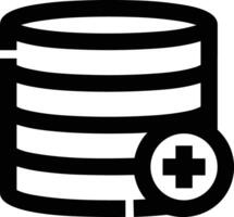 Storage data icon symbol image for database illustration vector