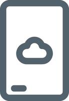 Storage data icon symbol image for database illustration vector