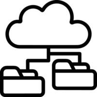 Storage data icon symbol image for database illustration vector