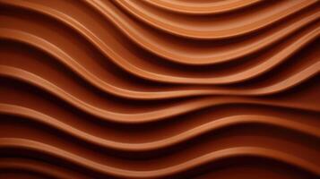 abstract brown wave background coffee concept, ai photo