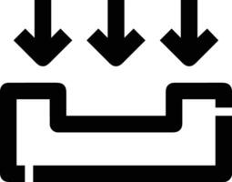 almacenamiento datos icono símbolo imagen para base de datos ilustración vector