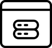 Storage data icon symbol image for database illustration vector