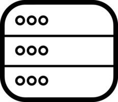 Storage data icon symbol image for database illustration vector