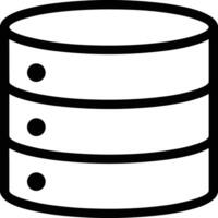 Storage data icon symbol image for database illustration vector