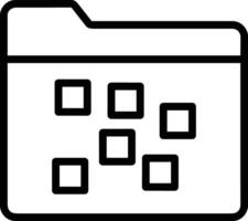 almacenamiento datos icono símbolo imagen para base de datos ilustración vector