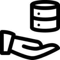 Storage data icon symbol image for database illustration vector