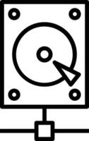 Storage data icon symbol image for database illustration vector