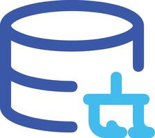 Storage data icon symbol image for database illustration vector