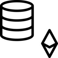 Storage data icon symbol image for database illustration vector