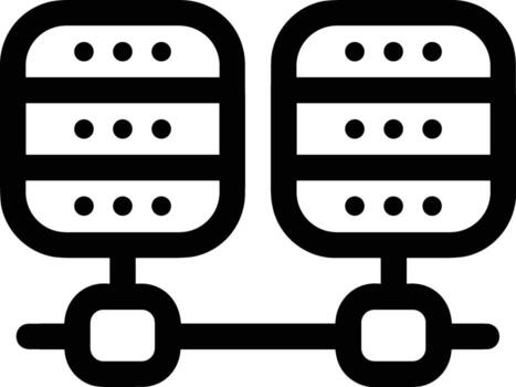 Storage data icon symbol image for database illustration vector