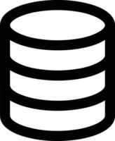 Storage data icon symbol image for database illustration vector