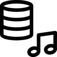 Storage data icon symbol image for database illustration vector