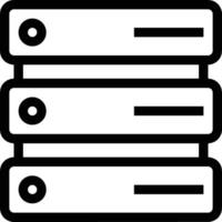 Storage data icon symbol image for database illustration vector