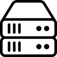 Storage data icon symbol image for database illustration vector