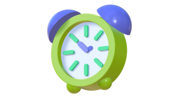 3d mínimo rápido hora concepto. urgente trabajar. rápido servicio. alarma reloj, 3d alarma reloj icono para éxito entrega concepto, 3d reloj representación png