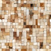 beige brown tiles texture square pattern, ai photo
