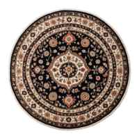 klassiek patroon ronde tapijten geïsoleerd Aan transparant achtergrond png