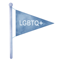 Illustration of a Pride flag, Pride Month clipart png