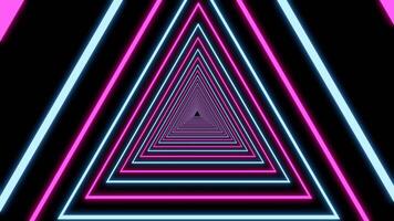 Abstract geometric background in blue and pink colors moving in seamless repeating pattern video