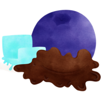 blåbär med choklad png