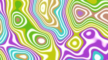 abstract achtergrond kleurrijk vloeistoffen in beweging en plakken samen. 4k beweging structuur video