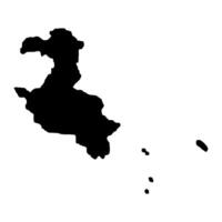 Lifou commune map, administrative division of New Caledonia. illustration. vector