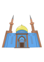 grande azul mezquita png