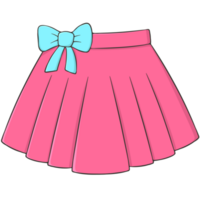 pink skirt illustration png