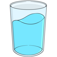 glass of water illustration png