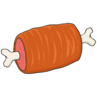 meat on the bone png